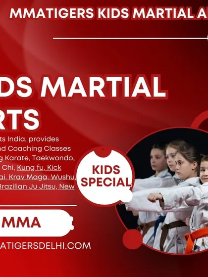 My academy provides a comprehensive kids' martial arts program, covering MMA, Karate, Taekwondo, Boxing, and more.