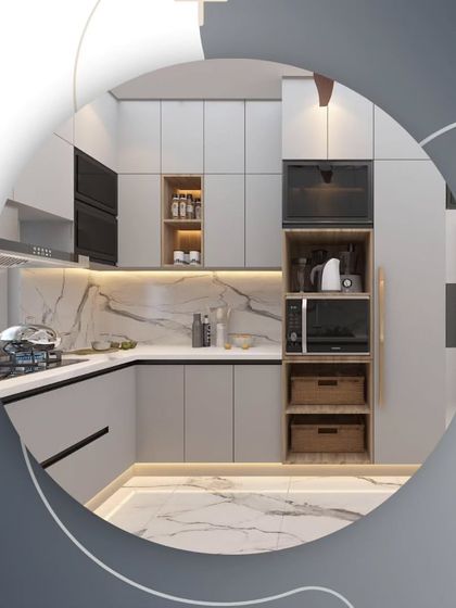 AV Creation - Modular Interiors Modular Kitchen Designs photo 26