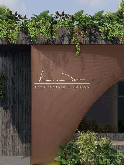 The curve of the arch against the sharp lines of the structure creates a dynamic visual tension. This detail shot highlights the use of contrasting materials to build a facade that is both modern and timeless.