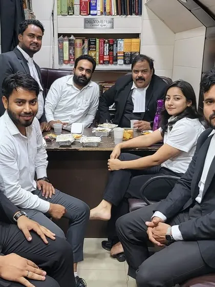 A casual team meeting in the office. We are in constant communication to ensure our cases are moving forward effectively.