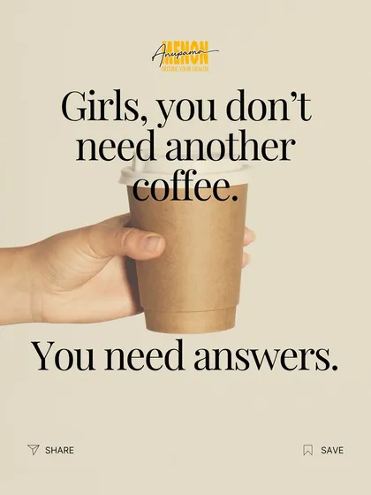 Girls, you don't need another coffee to get through the day. You need answers. Constant fatigue is often a sign of an underlying hormonal issue that needs to be addressed.