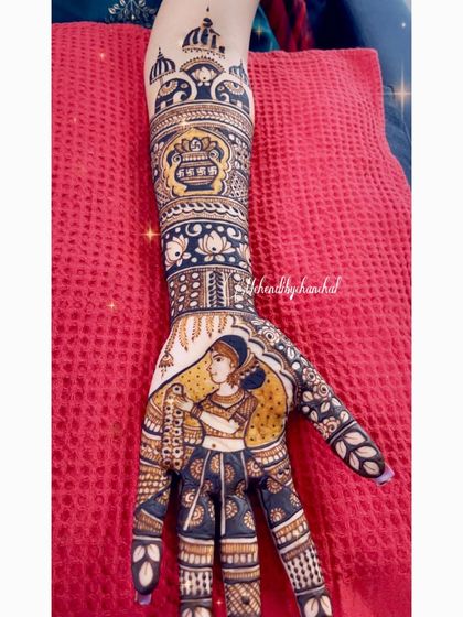 This bride wanted to include her wedding vows in a fun way. We designed them as little blocks within the pattern, a secret message of love and commitment.