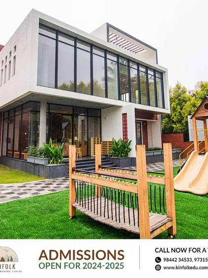 Welcome to our home away from home. I designed our campus to be open, filled with natural light, and surrounded by greenery to create a calm and inspiring atmosphere for our little folks. Admissions for the upcoming year are now open, and I invite you to come see it for yourself.