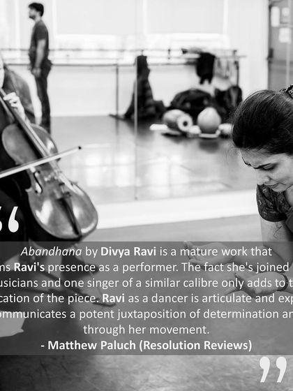Divya Ravi - Bharatanatyam Dance Performances Abandhana: Voices of Buddhist Nuns photo 14