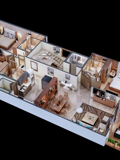 3D Floor Plan Renderings photo 6