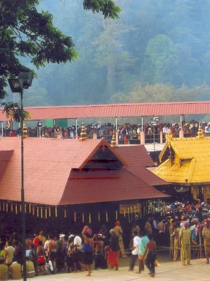 Sabarimala Sastha Temple is a famous pilgrimage site dedicated to Lord Ayyappa. Devotees undertake a rigorous penance before climbing the 18 sacred steps to receive his blessings.