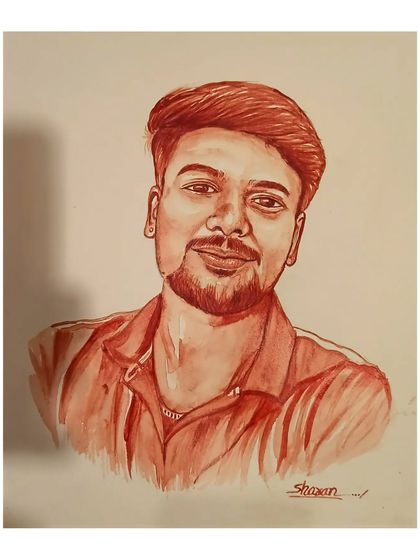 Sharan Ediga - Custom Portrait Art Blood Portraits: Your Story in Art photo 88