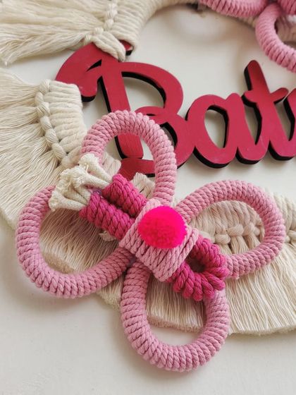 Shikha Agarwal - Custom Macrame & Crochet Home Decor Personalized Name Hangings photo 28