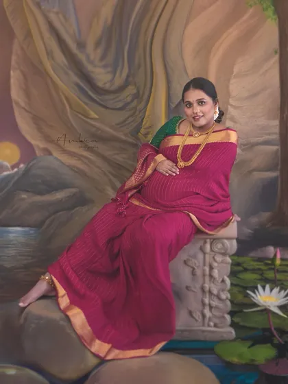 Another frame from the artistic series, this time blending the painterly style with mythological elements like the lotus pond. It shows how I can merge different inspirations to create something truly unique.