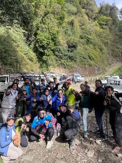 A group photo from our Nagaland adventure. The breathtaking views and unique experiences make it a trip of a lifetime.