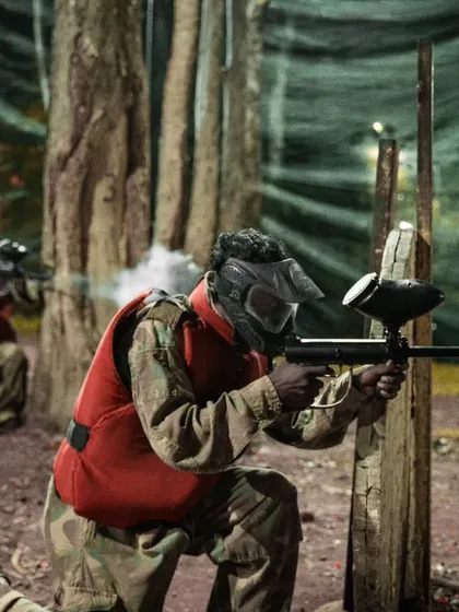 Gear up, take aim, and let the friendly fire begin. My paintball arena is the perfect place to settle those office rivalries.