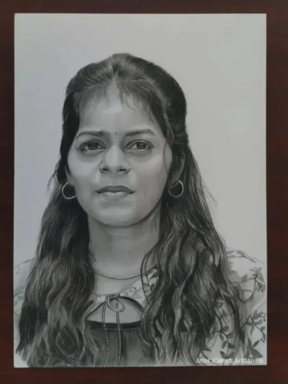 A straightforward and beautiful A4 portrait commission. My goal here was to create a realistic and honest likeness for the client.