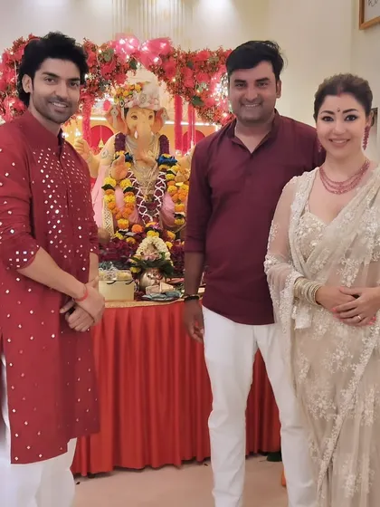 Blessings are important in every part of life. Celebrating Ganpati with my clients and friends, Gurmeet Choudhary and Debina Bonnerjee.