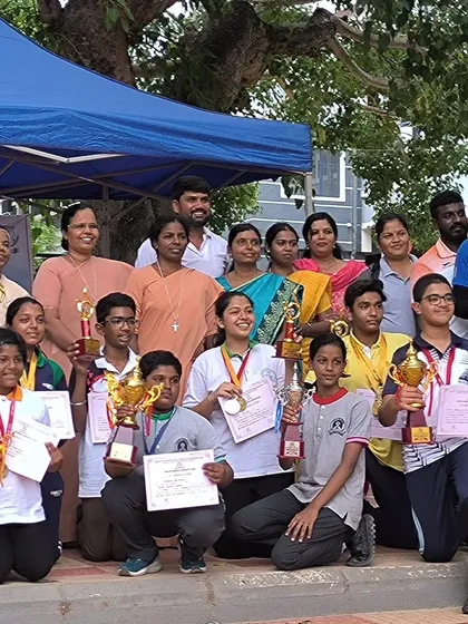This is what success looks like. Our team of young archers, along with their proud parents and our coaching staff, celebrating a massive win at the ICSE Regional Archery Tournament. We don't just build archers, we build a winning community.