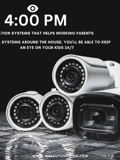 For working parents, our camera systems offer invaluable peace of mind. We install high-definition cameras in key areas so you can check in on your children anytime, ensuring they are safe and sound while you are at work.