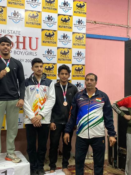 More of our fighters on the podium at the Delhi State Wushu Championship, showcasing the depth of our team.