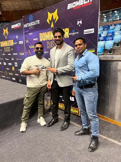 At the Dominator Classic 2024 event. It's important to be part of the community and support these bodybuilding shows.