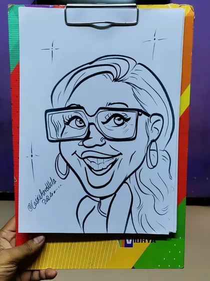 One more for today. This is one of my best, with sparkling eyes and stylish glasses.
