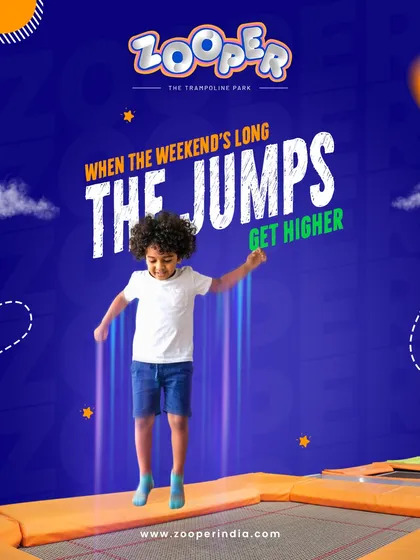 When the weekend's long, the jumps get higher. Make the most of your time off by bouncing your way through the day.