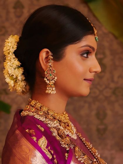 Shwetha Mahadev - Bridal Makeup Artistry Traditional South Indian Muhurtham Looks photo 38