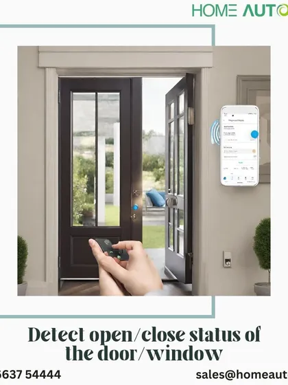 Never wonder if you left a door or window open again. My integrated sensors detect the open or close status of all entry points and send instant notifications to your phone, providing a critical layer of home security.