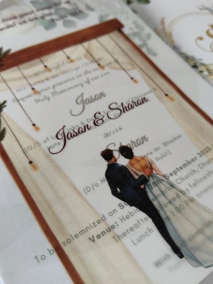 House Of Cards - Custom Wedding Invitations Modern & Minimalist Elegance photo 31