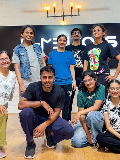 Another happy group from our Akshayanagar studio. We are a community of dancers who support each other.