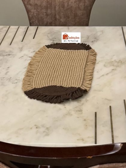 Eshtyles - Custom Macrame Home Decor For Your Table: Coasters, Runners & Mats photo 14