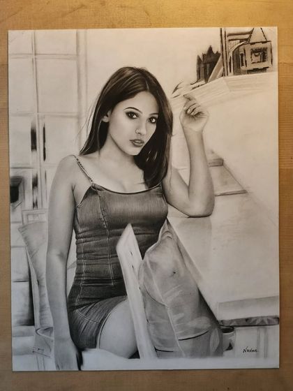 The final unframed full-length portrait.