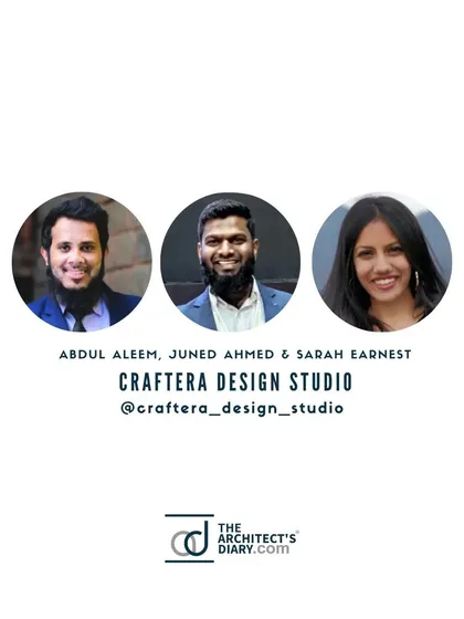 Meet the core team behind Craftera Design Studio. It’s me, Abdul Aleem, along with my partners Juned Ahmed and Sarah Earnest. We are passionate about turning your dream home into a reality and building relationships that last a lifetime.
