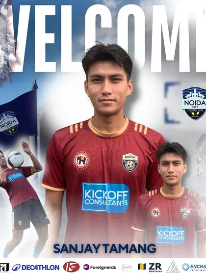 We are pleased to announce Sanjay Tamang to the Pride of Noida. His ability to dominate the midfield will be magnified here.