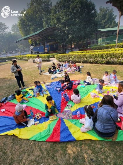 Our First Steps program visited the New Delhi Rail Museum. The children were captivated by the miniature train sets, explored vintage engines, and enjoyed a picnic together, turning a fun day out into a rich learning experience about transportation and history.