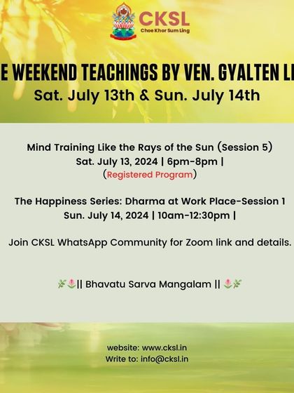 Choe Khor Sum Ling - Guided Meditation & Mindfulness Mindfulness for Everyday Life photo 26