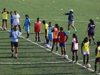 Leading a strength and conditioning session for coaches at the FIFA Women’s Development Programme in Kolkata. Sharing practical strategies and contributing to the growth of football fitness in India is a passion of mine.