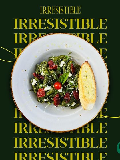 Our irresistible pesto pasta with sun-dried tomatoes and feta cheese is a dish you'll come back for.