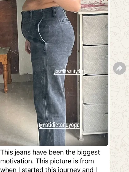 A screenshot of Nikita's message about her motivation.