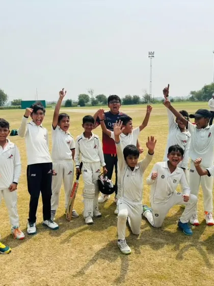The SKCA Leopards roaring with excitement. We teach our players to play hard, play fair, and celebrate their victories with passion.