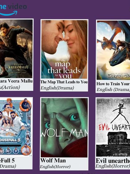 More new releases from Prime Video. Whether it's a Telugu action film or an English horror movie, watching it on a 150-inch screen makes it an epic experience.