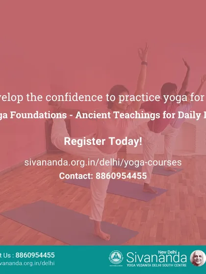 Our Yoga Foundations course is designed to give you the confidence to practice yoga for life. We provide the tools and guidance to integrate these ancient teachings into your daily routine.