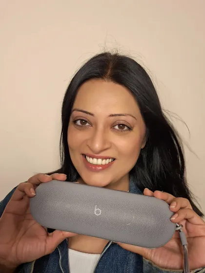 Unboxing the special edition Beats Pill speaker from the Beats x Kim Kardashian collaboration. The minimal, signature-style packaging is part of the luxury experience.