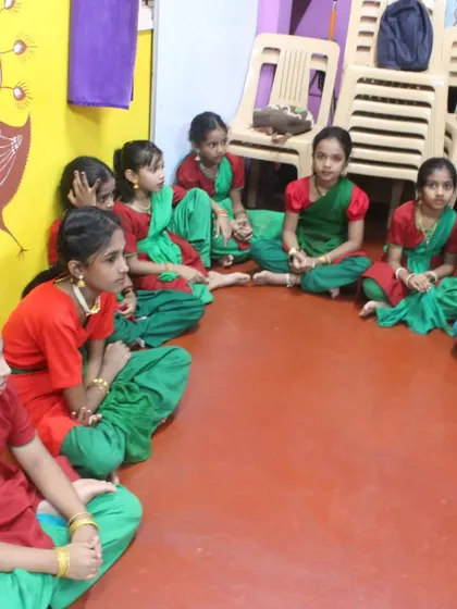 The focused faces of my students during a practice session.