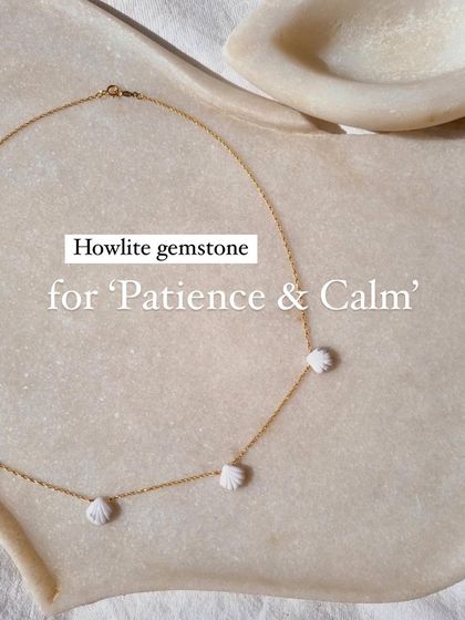 My Howlite shell choker is a beautiful reminder of the ocean's tranquility.