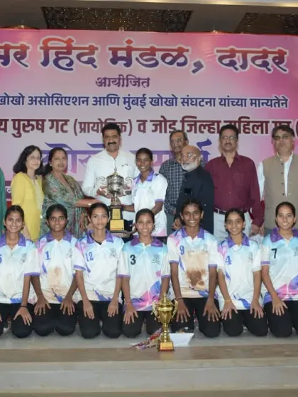 Our women's team crowned champions at the Amar Hind Mandal District Level Competition in 2025.