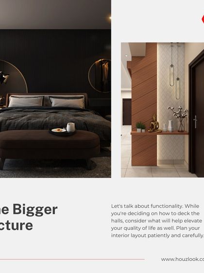 Houzlook - Full Home Interior Design & Turnkey Execution Serene & Stylish Bedrooms photo 55