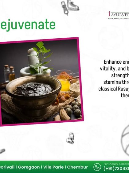 Rejuvenate your body with classical Rasayana therapy. This branch of Ayurveda focuses on enhancing energy, vitality, and stamina, making it an excellent choice for improving overall strength and performance.