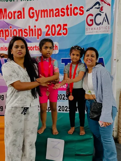 Two of our youngest competitors on the podium. It's never too early to start building confidence and skill.