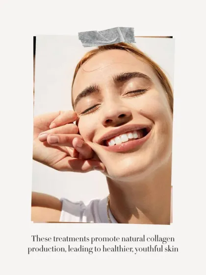 The ultimate goal of regenerative treatments is to promote natural collagen production. This leads to healthier, more youthful skin that looks and feels real, as captured by this joyful image.