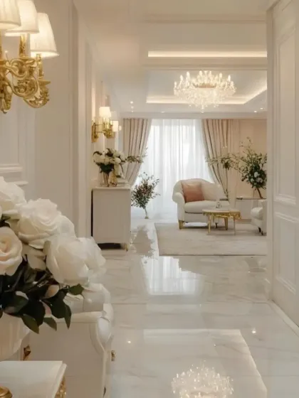 A glimpse into a classic, elegant home, showcasing the high-end finish you can expect from our team.