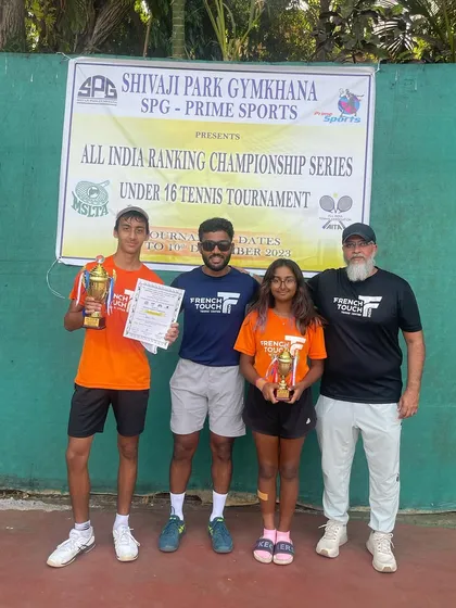 Our coaching staff with our U16 champions. We believe in providing full team support to help our players achieve their goals on the national circuit.
