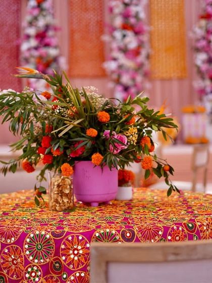 Wedding Decor Company - Wedding Event Design & Decor Radiant Haldi & Mehendi Celebrations photo 41